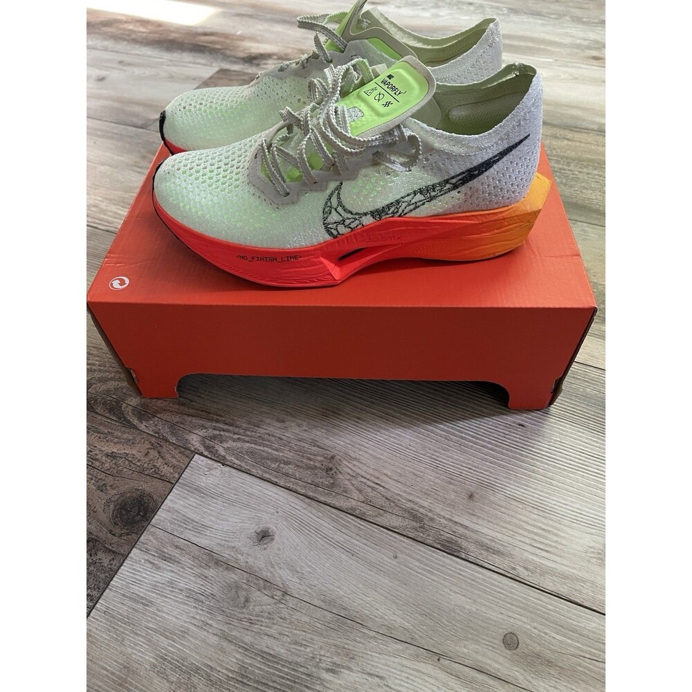 Unisex- Nike ZoomX VaporFly Next% 3 No Finish Line Men 6 New Multicolor Race Day - Picture 7 of 15